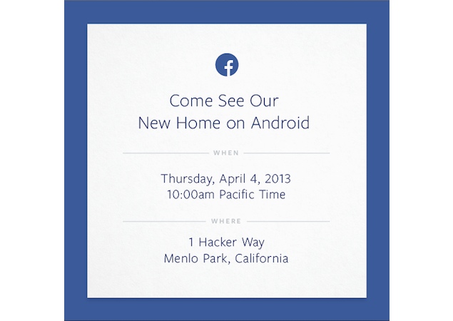 Facebook phone rumours resurface as company sends invitation for an Android event