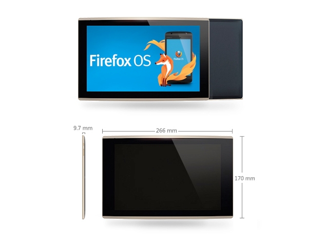Firefox OS tablet prototype developed by Foxconn, Mozilla