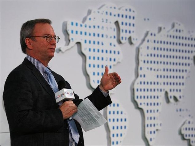 Google's Schmidt says NSA spying on data centres outrageous if true: Report