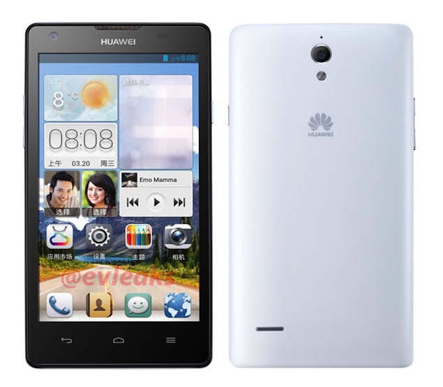 Huawei Ascend G700 surfaces online in leaked press renders