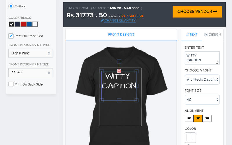 teespring alternative in india