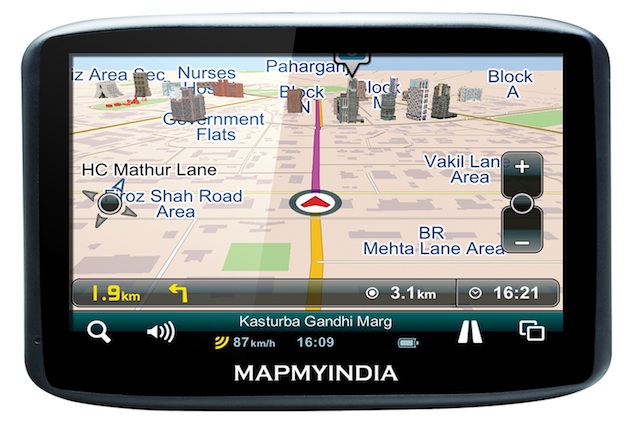 MapmyIndia Zx350 navigator with 5-inch touchscreen launched at Rs. 15,990