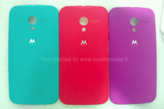 Purported pictures of Moto X back panels surface online