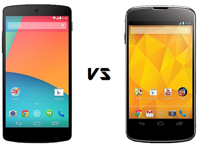 Google Nexus 5 vs. Nexus 4: What's changed 