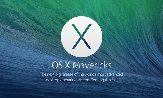Apple will release OS X Mavericks in October: Reports