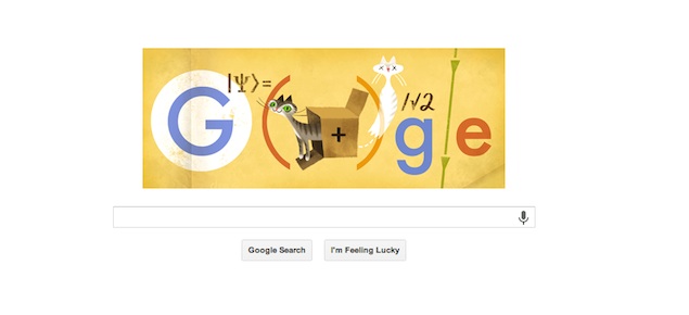 Erwin Schrodinger's 126th birthday marked with a Google doodle