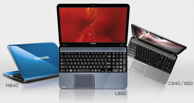Toshiba India unveils five new laptops