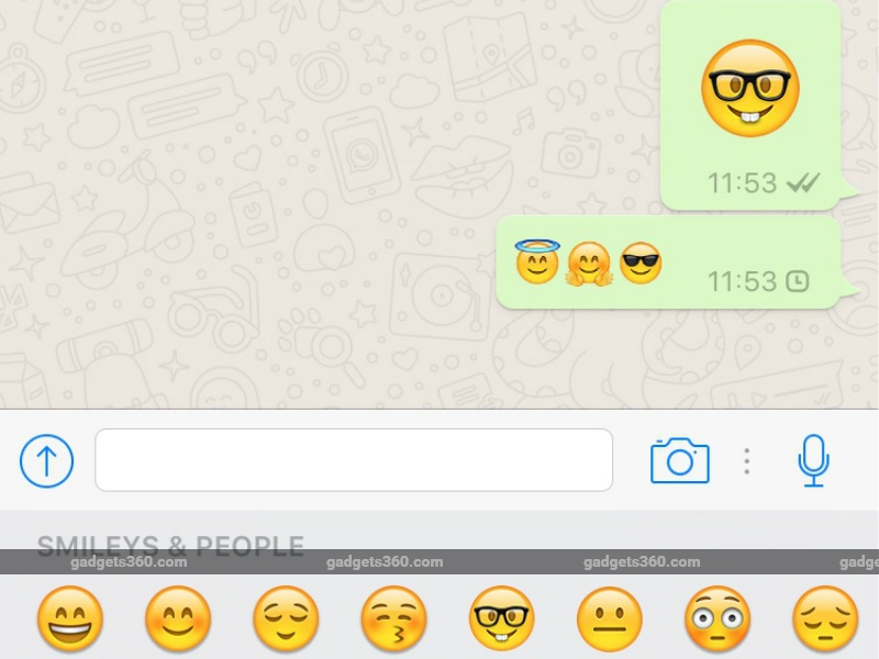 Whatsapp For Ios Gets Bigger Emojis Ability To Delete Multiple Chats And More Technology News