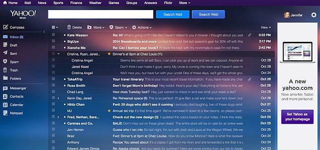 Yahoo completely redesigns Mail for web, mobile and Windows 8