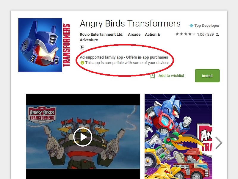  Google Play to Prominently Display Which Apps Include Ads 