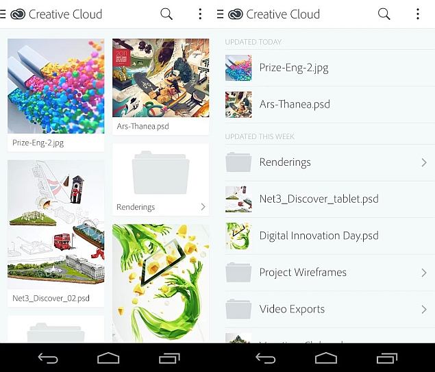 Adobe Releases Creative Cloud Preview for Android; Promises Updates