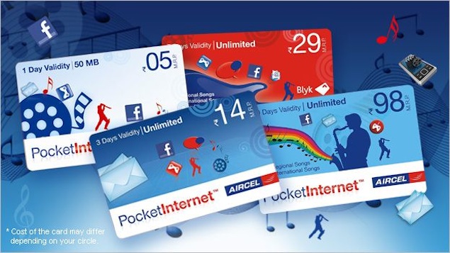 Aircel launches low cost data plan Pocket Internet 24