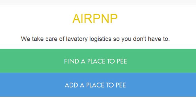 Looking for a place to pee? Airpnp is like Airbnb for toilets