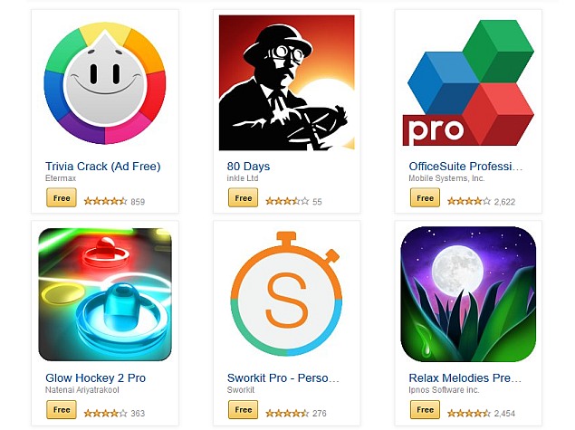 Amazon Appstore Offering Paid Android Apps Worth Up to $140 for Free