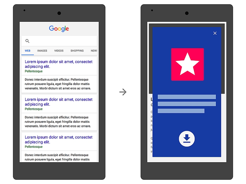 Google Starts Demoting Mobile Sites That Show Large App Install Ads
