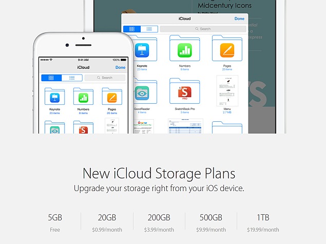 Apple Revises iCloud Service Pricing; Makes It More Affordable