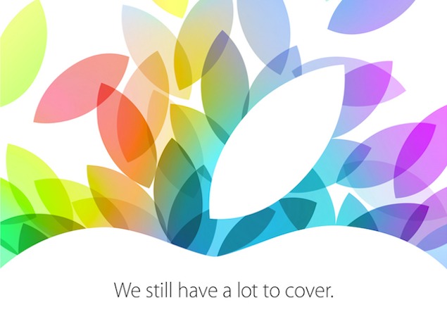 Apple sends invitations for October 22 event, refreshed iPad lineup expected