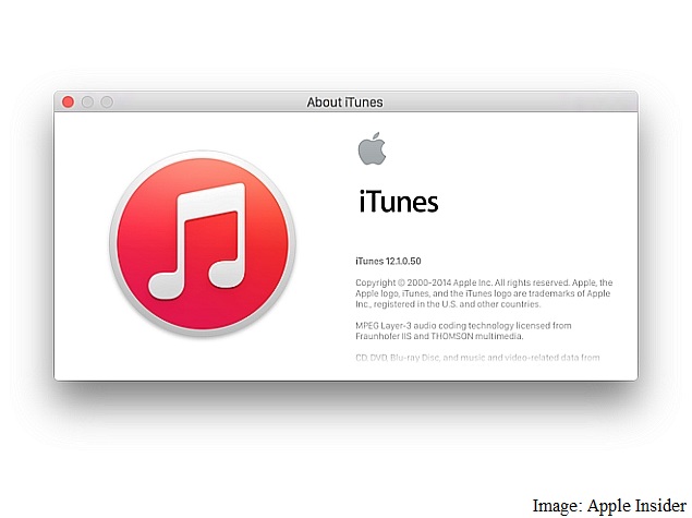 iTunes 12.1 for OS X Update Brings Notification Centre Widget, and More