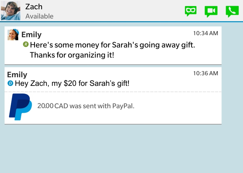 BBM App Update For Android, iOS, BB10 Brings PayPal Integration and More