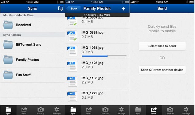 BitTorrent launches iOS app for its Sync file sharing service