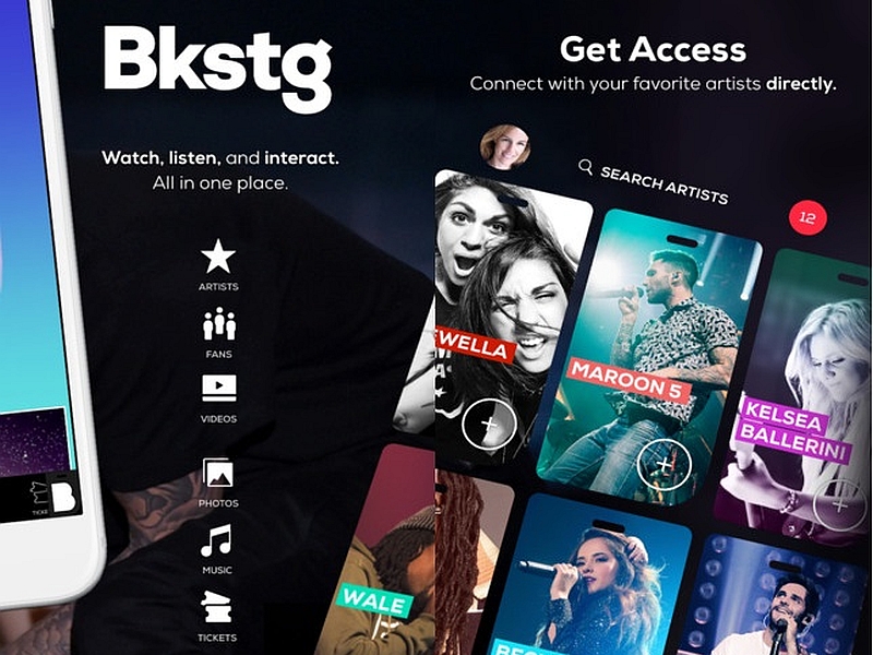 Bkstg App for iOS Launched to Connect Artists With Fans