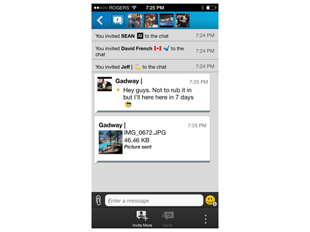 BBM update to bring photo-sharing to group chats, larger shared file size