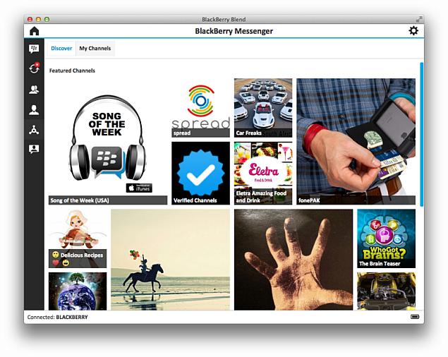 BlackBerry Blend Appears on BlackBerry World Ahead of Passport's Launch