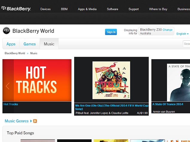 BlackBerry World Music and Video Stores Shutting Down on July 21