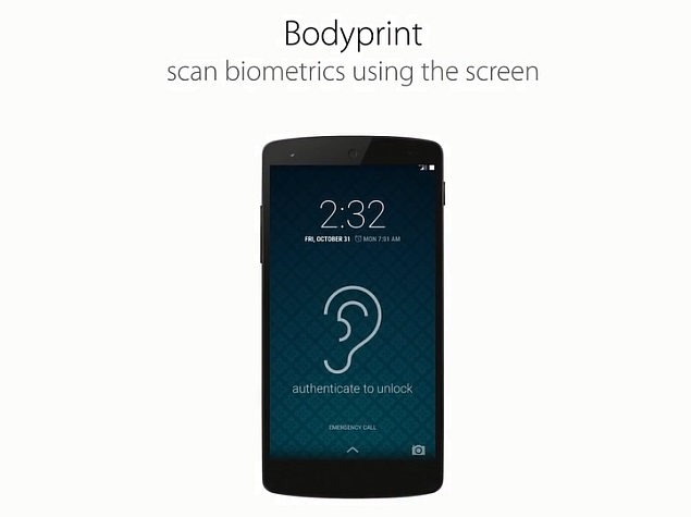 Yahoo 'Bodyprint' Turns Smartphone Touchscreens Into Biometric Sensors