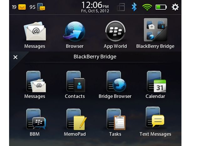 BlackBerry Bridge updated for BlackBerry 10, drops some features