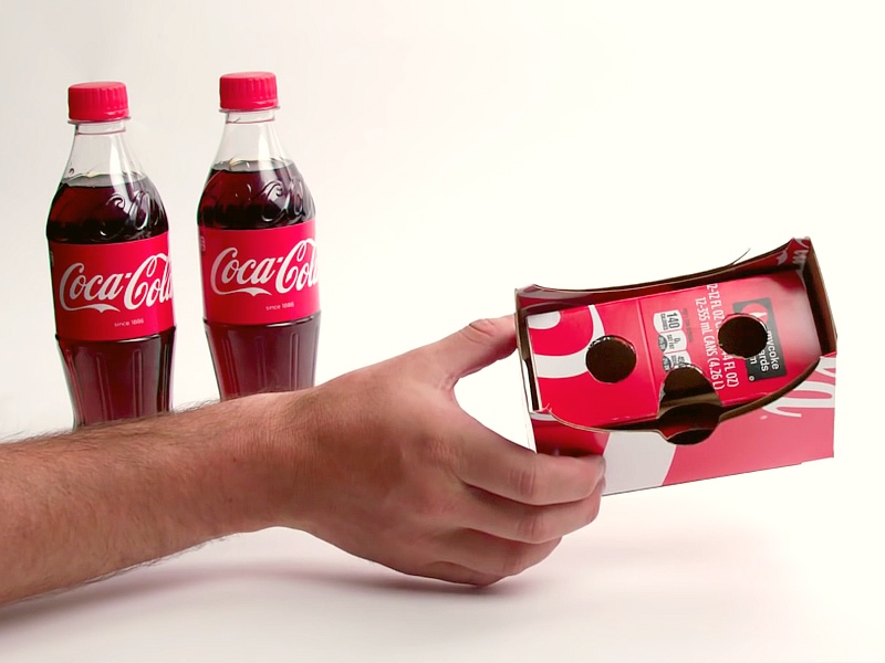Coca-Cola Unveils VR Cardboard Headset for iPhone