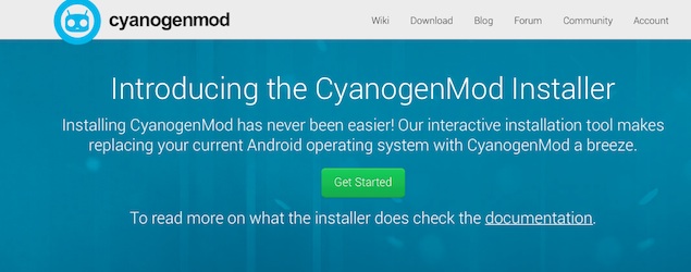 CyanogenMod Installer removed from Play Store after Google issues warning