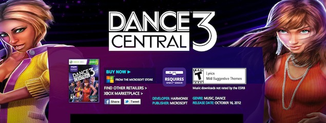 Microsoft brings Kinect Dance Central 3 to India for Rs. 2,499