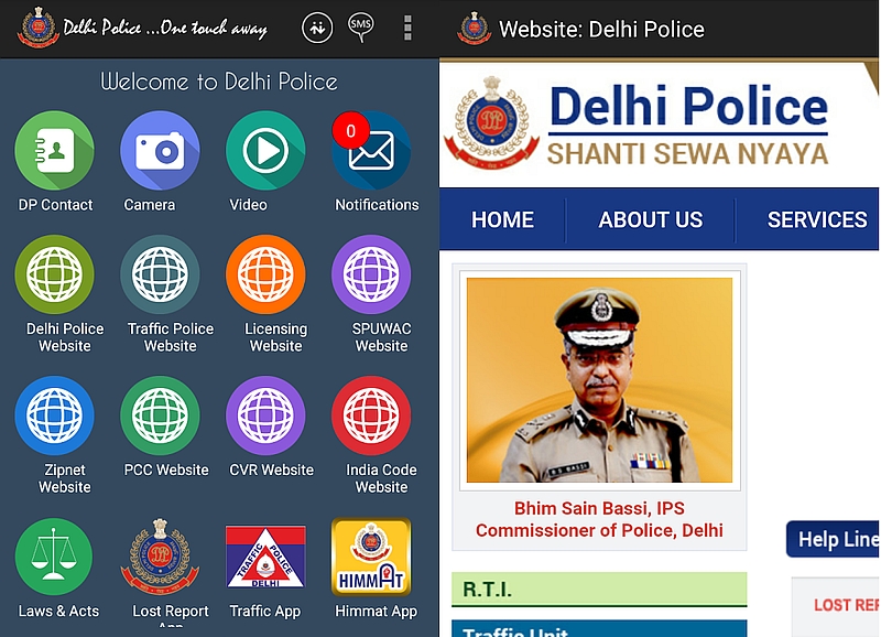 Delhi Police Launches Trial Version of Its 'One Touch Away' App