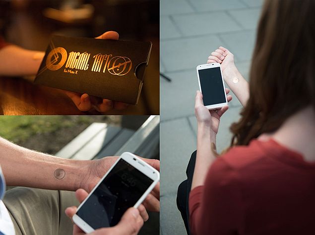 Motorola Unveils Digital Tattoos to Unlock Moto X Without a Password