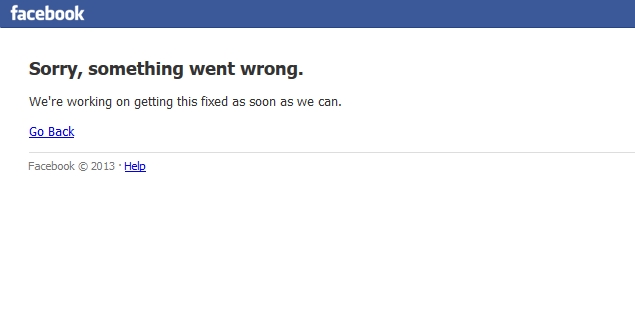 Facebook Is Back Up After a Brief Outage