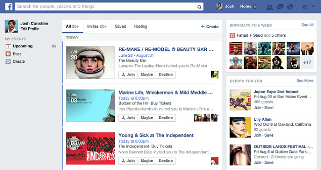 Facebook Events Redesign Coming Soon With New 'Events For You' Section