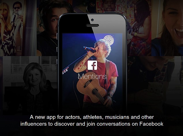 Facebook Launches Mentions App for iOS to Better Serve Celebrities
