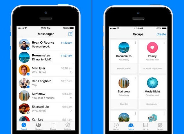 Facebook Messenger 4.0 app for iOS brings group chat, forwarding