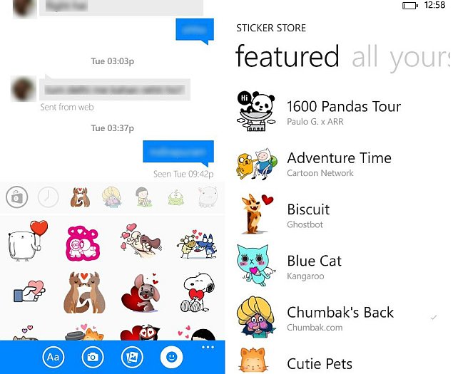 faces on messenger for facebook