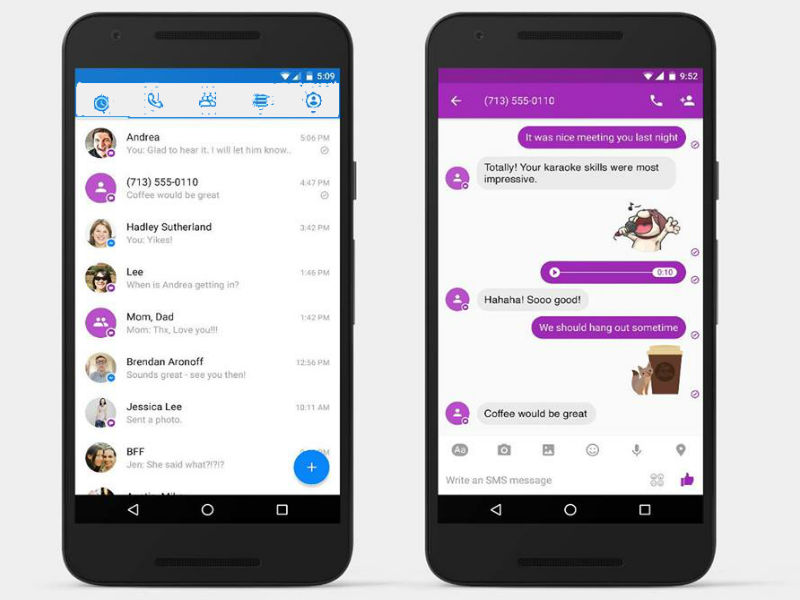 Facebook Messenger for Android Gets SMS Support