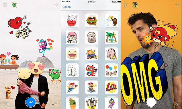 Facebook's Stickered for Messenger App Now Available for iOS