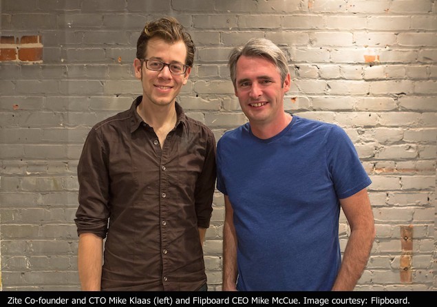 Flipboard buys rival news reader app Zite from CNN