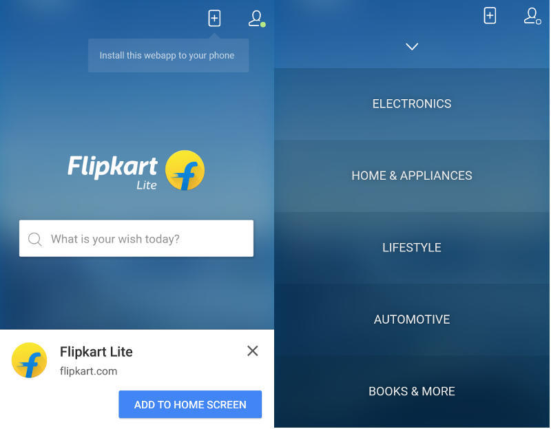 Download Flipkart Partners With Google to Launch App-Like Mobile Website | Technology News