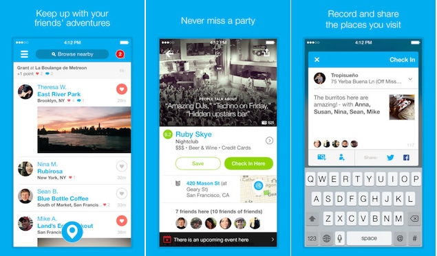 Foursquare for iOS update brings fresh new interface, location-based push notifications