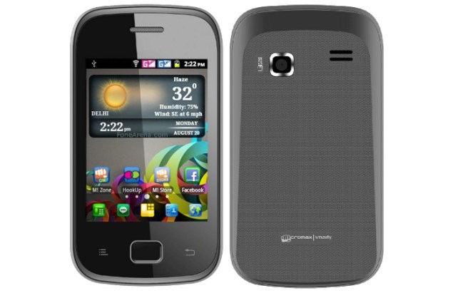 Micromax launches A25 Smarty Android phone for Rs. 3,999