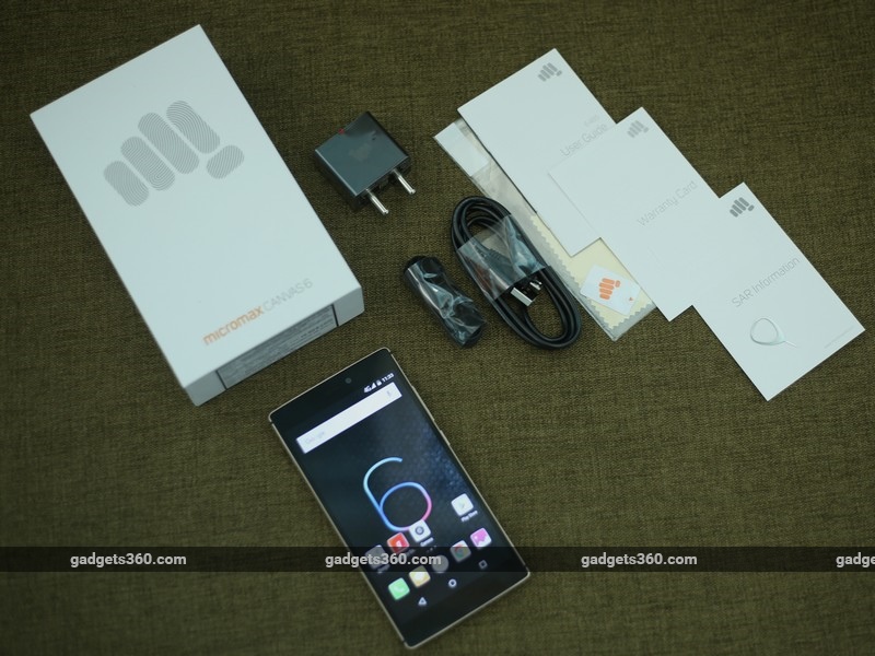 micromax canvas 6 price