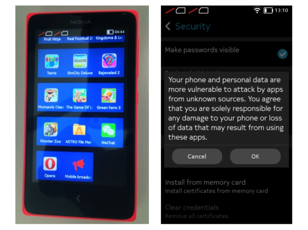 How to install WhatsApp and other apps from ‘unofficial’ sources on Nokia X