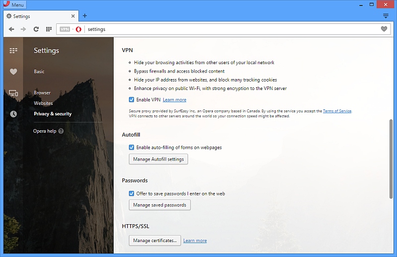 opera vpn for windows 8.1