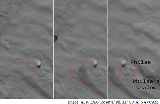 Images of Philae Lander's Historic Comet Bounce Revealed by ESA